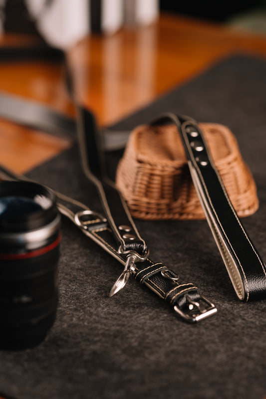 Classic Canine Collar & Leash (BLACK)